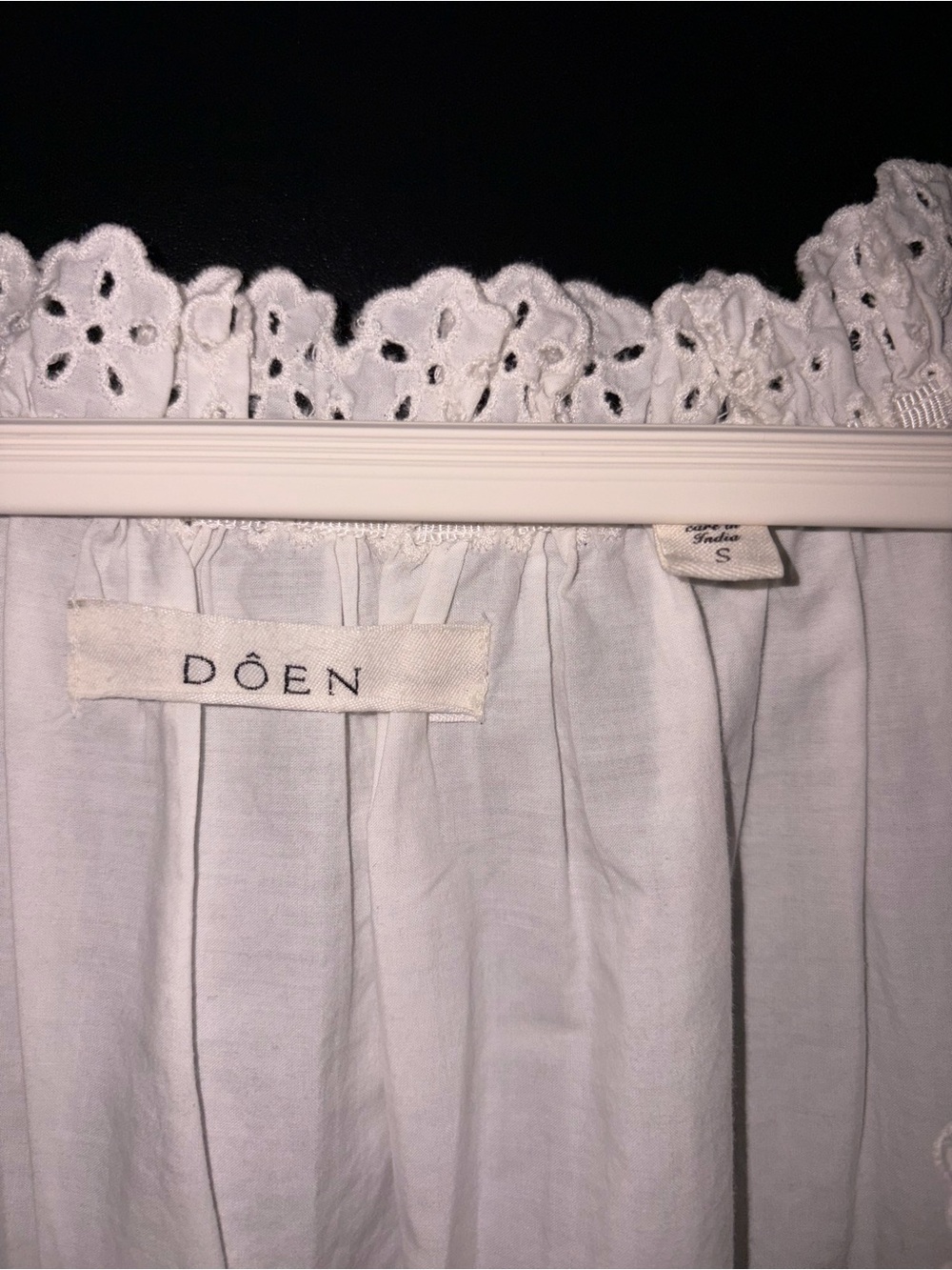 Doen Nessie Dress - White - Picture 9 of 10